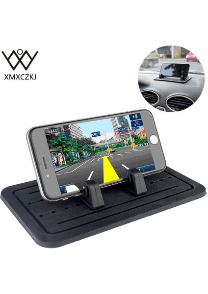 Siyah Stil Yüksek Li Araç Telefonu Tutucu Silikon Ped Dash Mat Cep Telefonu Araç Montaj Gps Tutucu Telefon Kaymaz Masa Standı Için Cradle Dock (Yurt Dışından) fiyatları