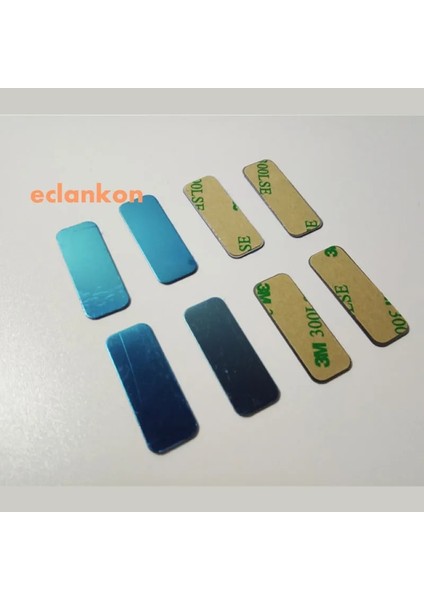 5X68MM Stili 5PCSLOT18 Boyutu Evrensel Dikdörtgen Yuvarlak Metal Plaka Disk Demir Levha Mıknatıs Manyetik Araba Cep Telefonu Standı Tutucu (Yurt Dışından)
