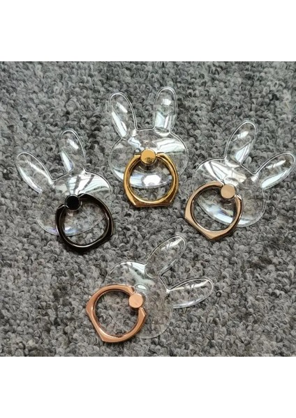 Stil 03 Stil Dönebilen Telefon Holde Derecesi Dönebilen Şeffaf Kristal Parmak Yüzük Akıllı Telefon Soketi Için Akıllı Telefon Standı (Yurt Dışından)