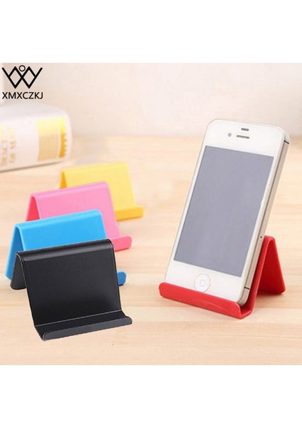 Sarı Stil Cep Telefonu Tutucu Masa Masaüstü Standı Plastik Masa Dağı Şeker Renk Mini Taşınabilir Tutucu Akıllı Telefon Için Evrensel Braket (Yurt Dışından) fiyatları