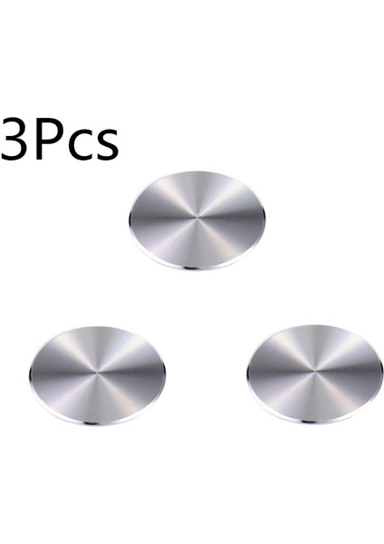 Gümüş 3 Adet Tarzı Kaplama Demir Çıkartmalar Mıknatıs Telefon Tutucu Için Evrensel Metal Plaka Montaj Mıknatısı Için Araç Tutucu Demir Levhalar iPhone x 7 Için (Yurt Dışından)