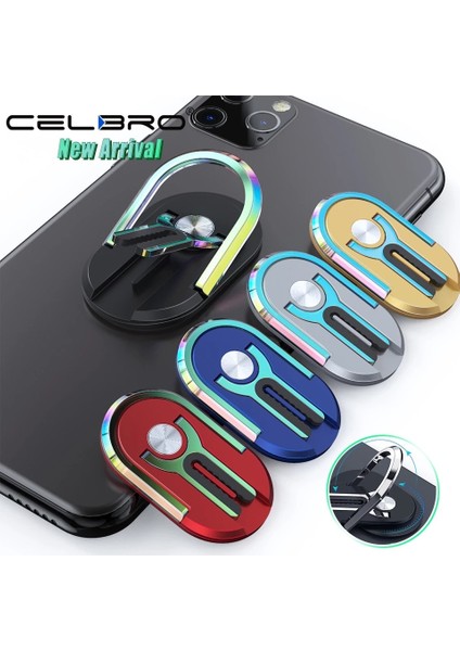 2'si 1 Arada Altın Stili 2 In 1 Evrensel Çok Amaçlı Cep Telefonu Braketi Tutucu Standı 360 Derece Parmak Yüzük Araç Telefonu Montaj Standı iPhone Için Hava Firar (Yurt Dışından) fiyatları