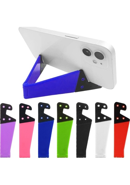 Pembe Tarzı Yeni V-Şekilli Evrensel Katlanabilir Cep Telefonu iPhone iPad Için Stand Tutucu E-Okuyucu Tabletler Ayarlanabilir Destek Telefon Tutucu (Yurt Dışından) fiyatları
