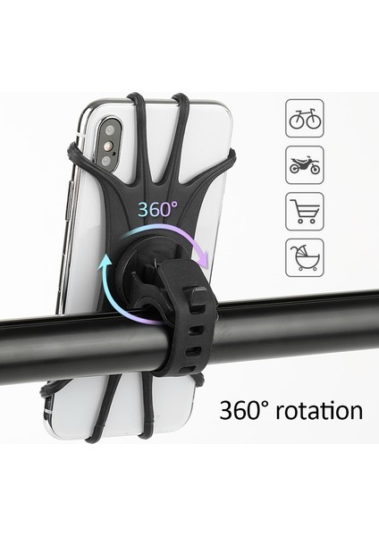 Yeşil Stil K05 Bisiklet Telefon Tutucu Moto Mobil Tutucular Silikon Bisiklet Tutacağı Evrensel Montaj Dayanıklı ve Güvenli Süper Elastik Bisiklet Rafı (Yurt Dışından) modelleri