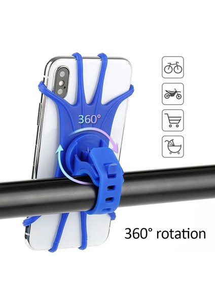 Yeşil Stil K05 Bisiklet Telefon Tutucu Moto Mobil Tutucular Silikon Bisiklet Tutacağı Evrensel Montaj Dayanıklı ve Güvenli Süper Elastik Bisiklet Rafı (Yurt Dışından) fırsatları