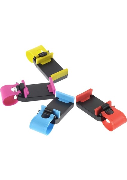 Rastgele Renk Stili Yeni Profesyonel Araba Direksiyon Montaj Tutucu Abs Band Cep Telefonu Sahipleri Araba Standı IPhone Için Ipod Için Mp4 Gps Huawei Için (Yurt Dışından) indirimleri