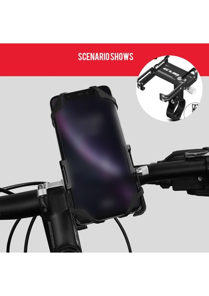 Gub P10 Siyah Stil Gub P Ayarlanabilir Cep Telefonu Standı Tutucu M365 Pro Elektrikli Scooter Bisiklet Gidon Montaj Braketi Raf Moto Cihazı (Yurt Dışından) fiyatları