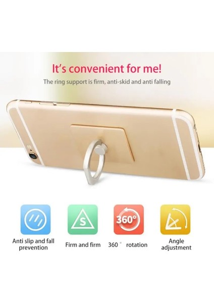 STIL06 Stili 1 Adet Cep Telefonu Zil Tutucu Telefon Hücresel Destek Aksesuarları Telefon Parmak Telefon Cep Telefonları Için Tutucu Soket Standı (Yurt Dışından) indirimleri