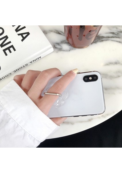 No.2 Tarzı Rystal Cep Telefonu Halka Tutucu 360 Derece Döndürme Metal Halka Cep Telefonu Braketi Yaratıcı Şeffaf Pc Akrilik Halka Braketi (Yurt Dışından) modelleri