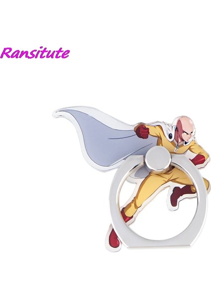 No.6 Tarzı R1687 Anime Boy Karikatür Moda Yüzük Metal Cep Telefonu Aksesuarları Dönen Halka Braketi Tembel Masaüstü Anti-Düşme Braketi Hediyeler (Yurt Dışından)