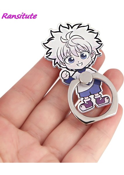 No.6 Tarzı R1687 Anime Boy Karikatür Moda Yüzük Metal Cep Telefonu Aksesuarları Dönen Halka Braketi Tembel Masaüstü Anti-Düşme Braketi Hediyeler (Yurt Dışından) indirimleri