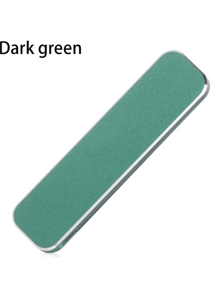 Koyu Yeşil Stil Evrensel Katlanır Metal Cep Telefonu Tutucu Halka Kavrama Çok Bantlı Akıllı Telefon Arka Sticker Teleskopik Standı Masaüstü Braketi (Yurt Dışından)