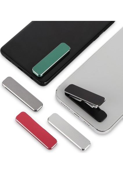 Koyu Yeşil Stil Evrensel Katlanır Metal Cep Telefonu Tutucu Halka Kavrama Çok Bantlı Akıllı Telefon Arka Sticker Teleskopik Standı Masaüstü Braketi (Yurt Dışından) fiyatları