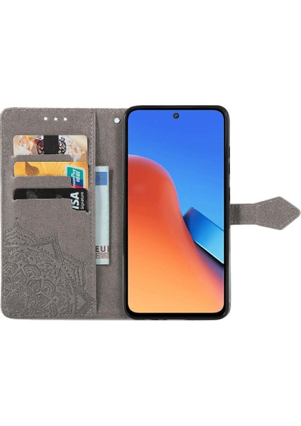 Redmi 12 4g Için Kılıf Deri Kılıf Kapak Çevirin Basit Iş Zarif (Yurt Dışından)