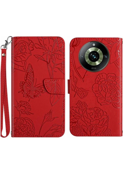 Realme 11 Pro Darbeye Deri Kılıf Anti-Damla Koruma Pu (Yurt Dışından)