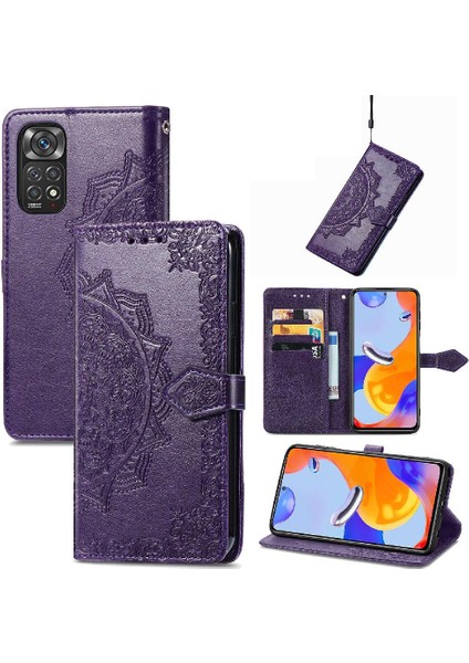 Redmi Not 11 Için Kılıf Pro Basit Iş Çevirme Kapağı Zarif Desen (Yurt Dışından) fiyatları