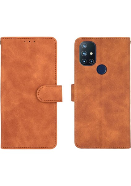 Oneplus Nord N10 Koruyucu Kapak Kartı Ekleme Deri Folyo Için Kılıf (Yurt Dışından)