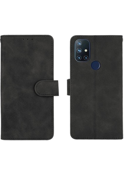 Oneplus Nord N10 Koruyucu Kapak Kartı Ekleme Deri Folyo Için Kılıf (Yurt Dışından)