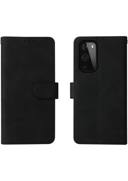 Kart Tutucu Kickstand Tam Koruma Folio ile Oneplus 9 Pro Için Kılıf (Yurt Dışından)