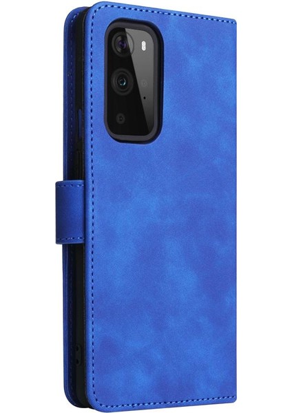 Kart Tutucu Kickstand Tam Koruma Folio ile Oneplus 9 Pro Için Kılıf (Yurt Dışından)