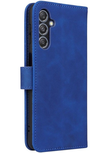 Samsung Galaxy M34 5g Için Kılıf Koruyucu Kapak Deri Folio Flip Case (Yurt Dışından)