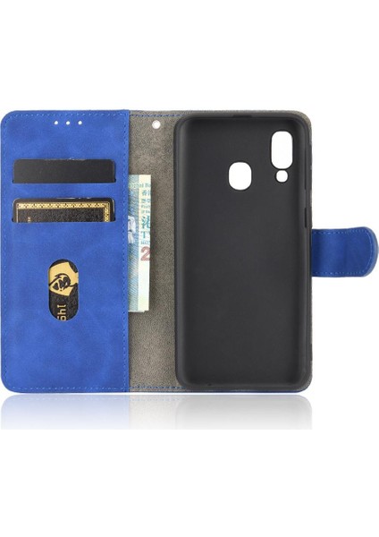 Kart Tutucu Kickstand ile Samsung Galaxy A40 Kart Ekleme Için Kılıf (Yurt Dışından)