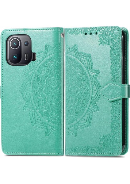 Xiaomi 11 Pro Kılıf Için Kılıf Kapak Çevirin Zarif Desen Basit (Yurt Dışından)