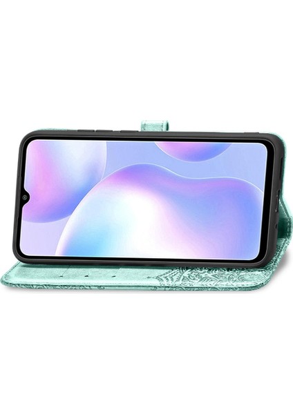 Redmi 9A Darbeye Deri Kılıf Zarif Desen Basit Flip Case (Yurt Dışından) modelleri