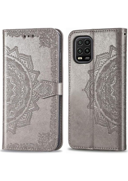 Xiaomi 10 Lite 5g Için Zarif Desen Darbeye Deri Kılıf Kapak (Yurt Dışından)