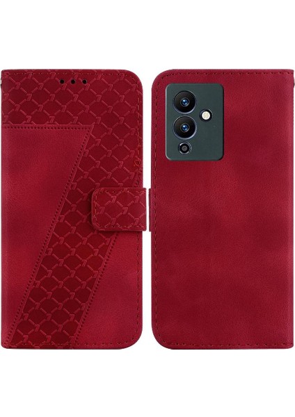 Infinix Not 12 5g Kabartmalı Desen Flip Folio Kapak Kartı Için Telefon Kılıfı (Yurt Dışından)