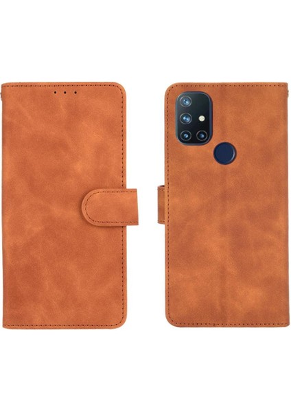 Oneplus Nord N10 Koruyucu Kapak Kartı Ekleme Deri Folyo Için Kılıf (Yurt Dışından)