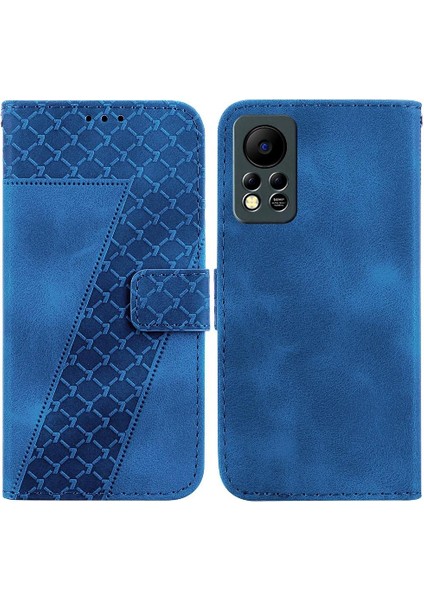 Infinix Sıcak 11S Nfc Pu Deri Kabartmalı Desen Cüzdan Kartı Için Telefon Kılıfı (Yurt Dışından)