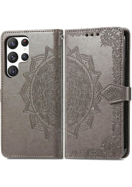 Samsung S23 Ultra Kapak Kapak Darbeye Basit Iş Desen (Yurt Dışından)