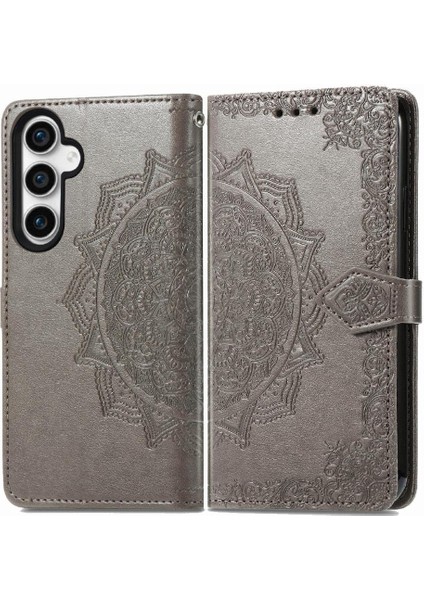 Samsung S23FE Darbeye Basit Iş Zarif Desen Flip Case (Yurt Dışından)