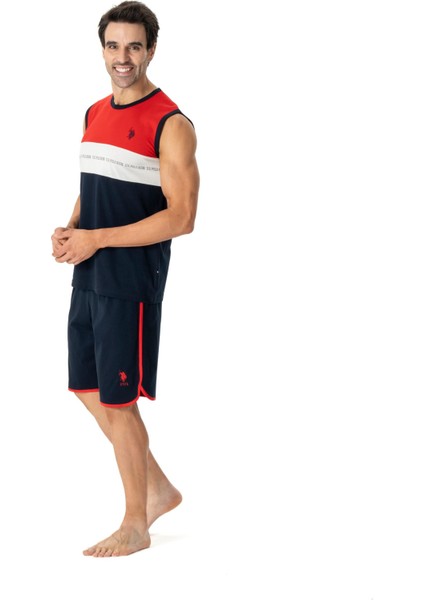 Erkek Kırmızı Atlet Şort Takımı