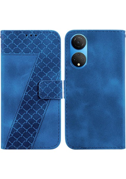 Onur X7 Kart Yuvası Fonksiyonu Için Kılıf Cüzdan Kabartmalı Desen Flip Folio Pu (Yurt Dışından)