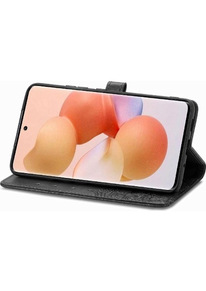 Xiaomi 12 Lite Için Kılıf Zarif Desen Kapak Kapak Darbeye Basit (Yurt Dışından)