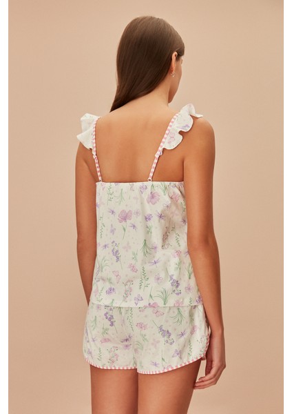 Butterfly Kadın Şort Takımı Farklı Renk Seçenekleriyle Rahat Pijama fırsatları