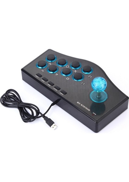 Kablolu Oyun Denetleyicisi Oyun Rocker USB Arcade Joystick Ps3 Bilgisayar Pc Gamepad Oyun Konsolu Için Usbf Sopa (Yurt Dışından)