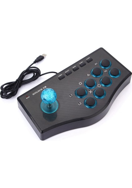 Kablolu Oyun Denetleyicisi Oyun Rocker USB Arcade Joystick Ps3 Bilgisayar Pc Gamepad Oyun Konsolu Için Usbf Sopa (Yurt Dışından)