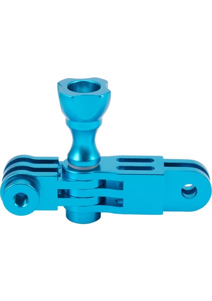 Cnc Alüminyum Alaşımlı Üç Yollu Pivot Kol Montaj Adaptörü Hero 1 2 3 3+ 4 5 Oturum//sj/gitup Spor Kamera Mavi (Yurt Dışından)
