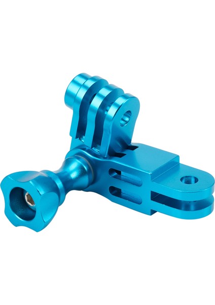 Cnc Alüminyum Alaşımlı Üç Yollu Pivot Kol Montaj Adaptörü Hero 1 2 3 3+ 4 5 Oturum//sj/gitup Spor Kamera Mavi (Yurt Dışından)