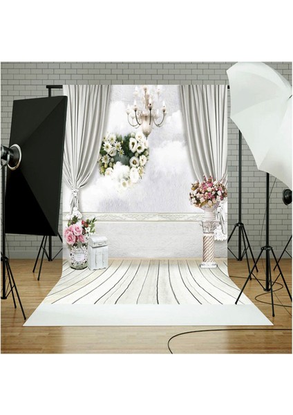 5X7FT Beyaz Perde Arka Plan Stüdyo Çiçek Fotoğraf Fotoğrafçılığı Zemin Arka Planı (Yurt Dışından) fırsatları
