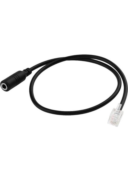 Rj9 4P4C Erkek Fiş 3.5mm Dişi Jak Kulaklık Ses Telefon Dönüştürücü Adaptör Uzatma Kablo Tel Kablosu/ (Yurt Dışından)