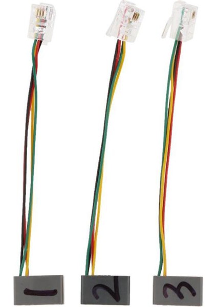 Rj9 4P4C Erkek Fiş 3.5mm Dişi Jak Kulaklık Ses Telefon Dönüştürücü Adaptör Uzatma Kablo Tel Kablosu/ (Yurt Dışından)
