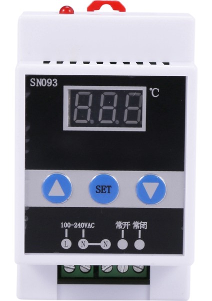 -6000 110-240V Kılavuz Rayı Termoregülatör Dijital Sıcaklık Kontrol Cihazı Termostat Soğutma Isıtma Sıcaklık Kontrolü (Yurt Dışından) indirimleri