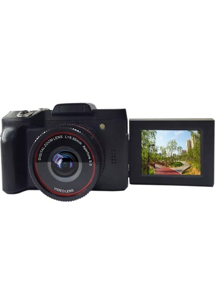 16MP 16X Zoom 1080P Hd Döndürme Ekranı Mini Aynasız Dijital Kamera Kamera Dv Dahili Mikrofon ile (Yurt Dışından)
