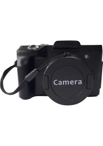 16MP 16X Zoom 1080P Hd Döndürme Ekranı Mini Aynasız Dijital Kamera Kamera Dv Dahili Mikrofon ile (Yurt Dışından)