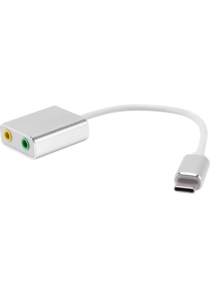 Konektör Tipi C Kablo Ses I Ayırıcı Harici Adaptör Kulaklık USB Ses I Harici Adaptör ile 3.5mm Dişi (Yurt Dışından) fiyatları