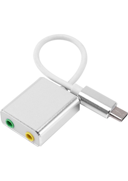 Konektör Tipi C Kablo Ses I Ayırıcı Harici Adaptör Kulaklık USB Ses I Harici Adaptör ile 3.5mm Dişi (Yurt Dışından) indirimleri